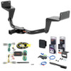 15 - 21 Ford Mustang Coupe, excluding Mach-1, Shelby, active exhaust, or quad exhaust tips Curt 1-1/4" Class 1 Trailer Tow Hitch + 5-Flat Wiring Kit Tow Boat/Utility Trailer with Surge Brakes 11405
