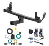 2023 - 2025 Dodge Hornet Curt 2" Class 3 Trailer Tow Hitch + 5-Flat Wiring Kit Tow Boat/Utility Trailer with Surge Brakes 13553