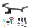 2015 - 2019 Lincoln MKC Curt 2" Class 3 Trailer Tow Hitch + 5-Flat Wiring Kit Tow Boat/Utility Trailer with Surge Brakes 13194