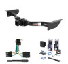 2003 - 2006 Chevrolet Avalanche Curt 2" Class 3 Trailer Tow Hitch + 5-Flat Wiring Kit Tow Boat/Utility Trailer with Surge Brakes 13422