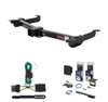 1988 - 1999 GMC K1500 With roll pan bumper Curt 2" Class 3 Trailer Tow Hitch + 5-Flat Wiring Kit Tow Boat/Utility Trailer with Surge Brakes 13942