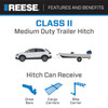 Reese Towpower Class 2 Trailer Hitch, 1-1/4-Inch Receiver, Black 06172