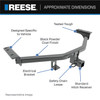 Reese Towpower Class 3 Trailer Hitch, 2-Inch Receiver, Black 44764
