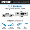Reese Towpower Class 3 Multi-Fit Trailer Hitch, 2-Inch Receiver, Black 37152