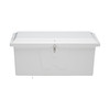 Taylor Made Stow N? Go Standard Fiberglass Dock Box, Small (24"H X 54"W X 22"D), White #83562