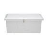 Taylor Made Stow N Go Standard Fiberglass Dock Box, Small (24"H X 54"W X 22"D), White #83562