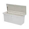 Taylor Made Stow N Go Standard Fiberglass Dock Box, Small (24"H X 54"W X 22"D), White #83562