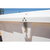 Taylor Made Stow N Go Top Seat Fiberglass Dock Box, Large (29"H X 72"W X 29"D), White #83555