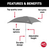 Taylor Made Anchorshade III 6' x 6', Grey #22057