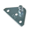 Taylor Made 10 mm Ball Dia. Zinc Plated Steel Flat Gas Shock Bracket #1880