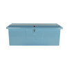 Taylor Made Stow N Go Deep Fiberglass Dock Box, Medium (27"H X 72"W X 26"D), Ice Blue #83554IB