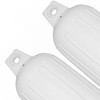 Taylor Made 6" x 22" BG FENDER 2 PK.WHITE w/BLK ROPE #310162P