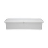 Taylor Made Stow N? Go Fisherman?s Fiberglass Dock Box, Extra Large (24"H X 95"W X 22"D), White #83560
