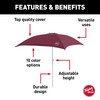 Taylor Made Anchorshade III 6' x 6', Burgundy #22056