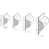 Taylor Made Medium Premium Dock & Post Bumper, White (4-1/2"W x 1-3/4"D x 9'L) #DB3.90