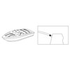 Taylor Made Boat Cover Fiberglass Support Bow, White (84" x 1-1/4" x 3/16") #925
