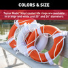 Taylor Made Vinyl Coated Foam Life Rings USCG Approved, Orange (24") #368
