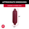 Taylor Made Storm Gard Fender, Burgundy (8.5" x 27") #282653