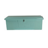 Taylor Made Stow N Go Standard Fiberglass Dock Box, Medium (24"H X 72"W X 23"D), Seafoam Green #83552SF