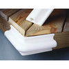 Taylor Made 90-Degree Dock Corner Bumper, White (2-1/4" W  x 6" L) #96008