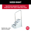 Taylor Made Double Step Dock Step Handrail 19.5"W x 49"H #47201