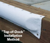 Taylor Made Large Premium Dock & Post Bumper, White (5-1/2"W x 2-1/4"D x 9'L) #DB4.90
