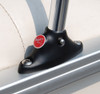 Taylor Made Pontoon Flag Pole Socket with Flag, 30" with 16"x24" US Flag #922