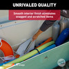 Taylor Made Stow N? Go Deep Fiberglass Dock Box, Medium (27"H X 72"W X 26"D), Seafoam Green #83554SF