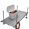 Taylor Made Stow 'N Go White Polyethylene Dock & Patio Storage Box - 43" L x 21" W x 26" H #123650