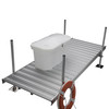 Taylor Made Stow 'N Go White Polyethylene Dock & Patio Storage Box - 43" L x 21" W x 26" H #123650
