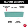 Taylor Made Stow N Go Fishermans Fiberglass Dock Box, Extra Large (24"H X 95"W X 22"D), Seafoam Green #83560SF