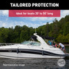 Taylor Made Big B Inflatable Boat Fender, Mid Atlantic Blue (10" x 26") #41032