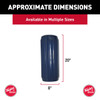 Taylor Made Big B Inflatable Boat Fender, Captain's Navy (8" x 20") #571026