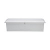 Taylor Made Stow N? Go Standard Fiberglass Dock Box, Large (24"H X 85"W X 22"D), White #83551