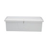 Taylor Made Stow N? Go Standard Fiberglass Dock Box, Medium (24"H X 72"W X 23"D), White #83552