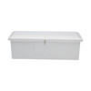 Taylor Made Stow N Go Standard Fiberglass Dock Box, Medium (24"H X 72"W X 23"D), White #83552