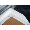 Taylor Made Dock Pro Vinyl Dock Bumper 10" x 10" Corner Mount, White #46081