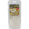 Taylor Made Braided Dock Line, White (25'L x 3/8"D) #11329