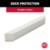 Taylor Made Straight Dock Cushion, White #46011