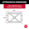 Taylor Made Dock Float (24"x 36"x 12"), Buoyancy 335 lb. #46118
