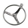 Lewmar Power Grip Boat Steering Wheel with 5/8" Welded Nut - 13.5" Stainless Steel