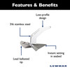 Lewmar DTX Stainless Steel Anchor - 14 lbs.