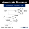 Lewmar Galvanized Steel Delta Anchor - 22 lbs.