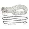 Lewmar Anchor Rode - 10' 1/4" G4 Chain, 150' 1/2" 3-Strand Nylon Rope with 5/16" Shackle