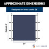 SureShade PTX Power Shade - 51" Wide (Navy)