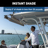 SureShade PTX Power Shade - 63" Wide (Navy)