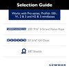 Lewmar Anchor Rode - 20' 5/16" G4 Chain, 200' 9/16" 3-Strand Nylon Rope with 3/8" Shackle