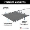 SureShade PTX Power Shade - 57" Wide (Grey)