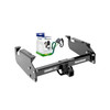 1999-2004 Ford F-550 Super Duty Draw-Tite Class 5 Trailer Hitch, 2 Inch Square Receiver, Black w/ Custom Fit Wiring Kit