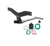 CURT 11-14 BMW 550i xDrive Class 1, 1.25" Trailer Hitch w/ 4-flat Wiring Kit